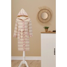Özdilek Birds Kapüşonlu Peştamal Çocuk Bornozu 3/4 Yaş