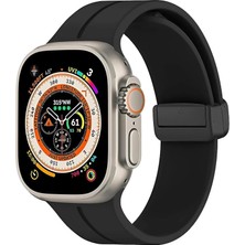 URUCHI Uruchı Watch Manyetik Silikon Kordon 42/44/45/49/l Kadın Erkek Spor Kordon Iwatch Watch Serisi 8 7 6