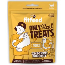 Fitfeed Freeze-Dried Çiğ Tavuk Göğüs Kedi Ödül Maması 40G