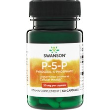 Swanson B6 Vitamini 20 Mg 60 Kapsül Aktif Form Vitamin Takviyesi
