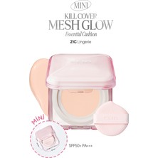 Clio Nemli Bitiş Sunan Clıo Kill Cover Mesh Glow Essential Cushion Mini (21C Lingerie) SPF50+ Pa++++