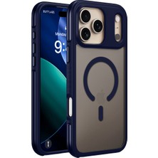 Buff Labs Buff iPhone 18 Pro Max / iPhone 17 Pro Max Magsafe Air Bumper Kılıf Dark Blue