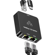 1000MBPS Gigabit Ethernet Çoklayıcı 1 Giriş 2 Çıkış Ağ Dağıtıcı Yüksek Hızlı Internet Dağıtıcı