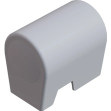 CATEKSSS 28 mm Ayarlı Izgara Pabuç Beyaz RAL9016 (1 Adet)