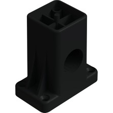 CATEKSSS 25 Lik Masa Bağlantı Aparatı 85 mm Polyemid Siyah (2 Adet)