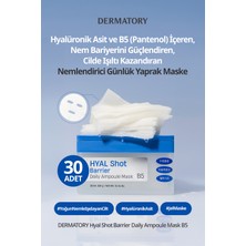 Hyalüronik Asitli Nemlendirici Günlük Maske Dermatory Hyal Shot Barrier Band Daily Ampoule Mask B5