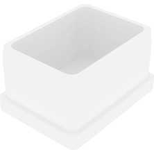 CATEKSSS 30X40 mm Düz Iç Profil Tapası Beyaz (1 Adet)