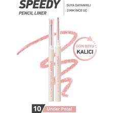 Peripera Suya Dayanıklı, Kolay Kullanım Sunan Göz Kalemi Perıpera Speedy Pencil Liner (10 Under Petal)