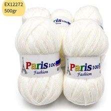 Oxford İplik Ihraç Fazlası 5'li Paket 500 gr Akrilik Beyaz EX12272