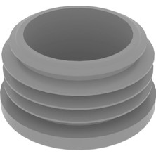 CATEKSSS 38 mm Boru Için Kademeli Içe Geçme Boru Tapası, Boru Kapak, Boru Tapa RAL7035 (2 Adet)