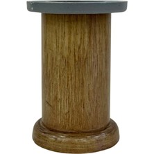 CATEKSSS 10 cm Ares Ayak Agaç Ahşap (2 Adet)