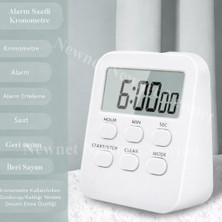 Gaman Alarmlı Dijital Öğrenci Sınav Kronometresi 24 Geri Sayım Cihazı Saat - Alarm 2 Kademeli Kronometre Mıknatıslı DOL288