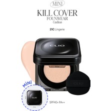 Clio Cıca Içerikli Yüksek Kapatıcı Yarı Mat Clıo Kill Cover Founwear Cushion Mini (21C Lingerie) SPF40 Pa