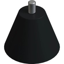 CATEKSSS M8 Dmo Bingo Ayak, Pingo Ayak, Çap:79 mm Siyah (1 Adet)