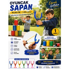Emrah Gültekin Plastik Oyuncak Sapan Lastikli Mini Sapan Çocuklar Için Eğlenceli Hedef Oyunu 1 Adet