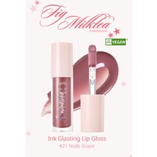 Peripera Dudaklara Dolgun ve Işıltılı Görünüm Sunan Gloss Perıpera Ink Glasting Lip Gloss (21 Nude Grape)