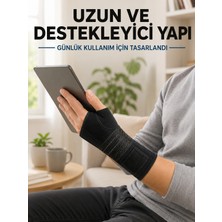 ALK Avuç Içi Metal Destekli El Bilekliği Ayarlanabilir Cırtlı Bilek Desteği - Lisinya