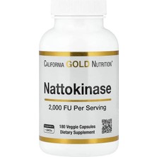 California Gold Nutrition, Nattokinase, Proteolytic Enzyme, 2,000 Fu, 180 Veg Capsules