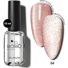 Momo Professional Kalıcı Oje Flash Cat Eye No.4, 10 ml