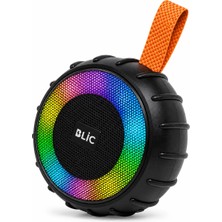 Blic Bls-60 10W Rgb Bluetooth Hoparlör Taşınabilir Kablosuz Siyah Speaker  USB Tf Tws