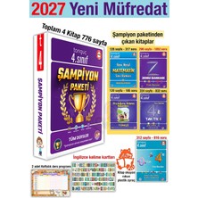 Tonguç Akademi 4. Sınıf 2027 Şampiyon Paketi 0'dan 4'e Konu Anlatımlı Soru Bankası Seti