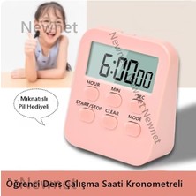 Gaman Alarmlı Dijital Öğrenci Sınav Kronometresi 24 Geri Sayım Cihazı Saat - Alarm 2 Kademeli Kronometre Mıknatıslı DOL288