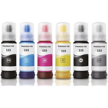 Epson 115/C13T07C14A/C13T07D14A/C13T07D24A/C13T07D34A/C13T07D44A/C13T07D54A (L8160/L8180) Muadil Kartuşu (Multipack)
