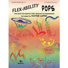Alfred Music Flex-Ability Pops -- Solo-Duet-Trio-Quartet With Optional Accompaniment: Trumpet/baritone T.c. (Flex