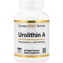 California Gold Nutrition, Urolithin A With Mct Oil Powder, 60 Veggie Capsules