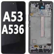 Mosgoo Samsung A536 A53 LCD Ekran Kasalı OLED - Siyah