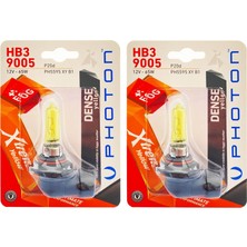 Teknoparts Photon Hb3 9005 12V 65W Xtereme Yellow 2 Adet