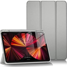 ALK Apple iPad Pro 11 (2024) Kılıf Tablet Smart Kılıf - Gri