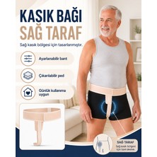 Dyzstar Kasık Bağı Sağ Taraf Tek Taraflı Ayarlanabilir Fıtık Bağıkemeri