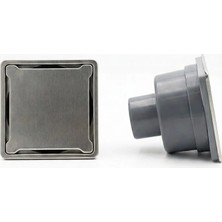 Krm Yer Süzgeci 10X10 Q50 Alttan - Lüx (Krom)