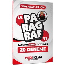 Yediiklim Yayınları Yediiklim Tüm Adaylar İçin Paragraf Tamamı Video Çözümlü 20 Denem