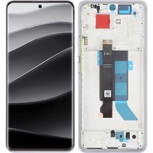OEM Xiaomi Redmi Note 14 Pro Plus 5g LCD Ekran Kasalı Beyaz  Or. OLED