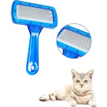 Livenda Kedi Köpek Tarağı - Evcil Hayvan Tüy Toplama Tarağı - Metal Uçlu