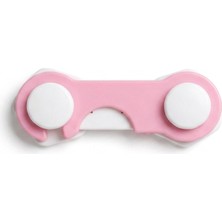 Can Yıldız Plastik Pembe Mandallı Dolap ve Çekmece Kilidi Çok Amaçlı Çocuk Bebek Güvenlik Kilit Emniyet