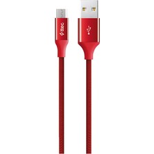 Ttec Micro USB 1m. Şarj Kablosu - Kırmızı (2DK11K)