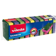 Vileda Ekonomik Bulaşık Süngeri, 10'lu Ekonomik Paket, Rainbow