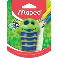 Maped Croc Çift Delikli Kalemtraş 1 Adet Yeşil