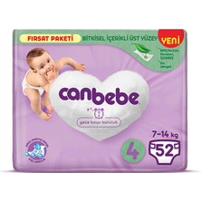 Canbebe Baby Diapers Bebek Bezi, Pnm Adv Maxi 52