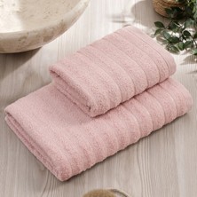 Tabu Home Pembe Dalga 2'li Havlu Seti