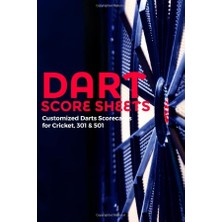 KDP Print Dart Score Sheets: Customized Darts Scorecards For Cricket, 301 & 501