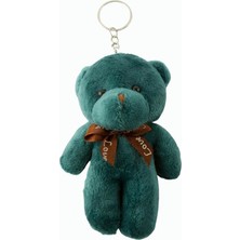 Bijuteri Net Ayıcık Peluş Çanta Anahtarlık 13 cm - Fuşya
