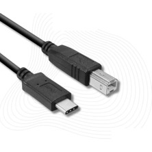 Lunatic Tkz 7049 3 Metre Type C To USB Yeni Printer Yazıcı Tarayıcı Ara Bağlantı Kablosu