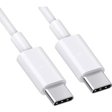 Remorax Type C-C Hızlı Şarj Kablosu, 60WATT Pd, 1metre, Tpe Dış Yüzey, iPhone 15/16 ve Android Için (1AD x 1