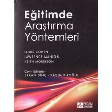 Pegem Akademi Yayıncılık Eğitimde Araştırma Yöntemleri (Kapak Değişebilir)