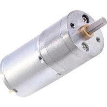 Sanec 6V 25MM 1360 Rpm Redüktörlü Dc Motor