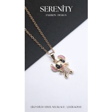 Serenity Lilo Stitch Çelik Kolye 03